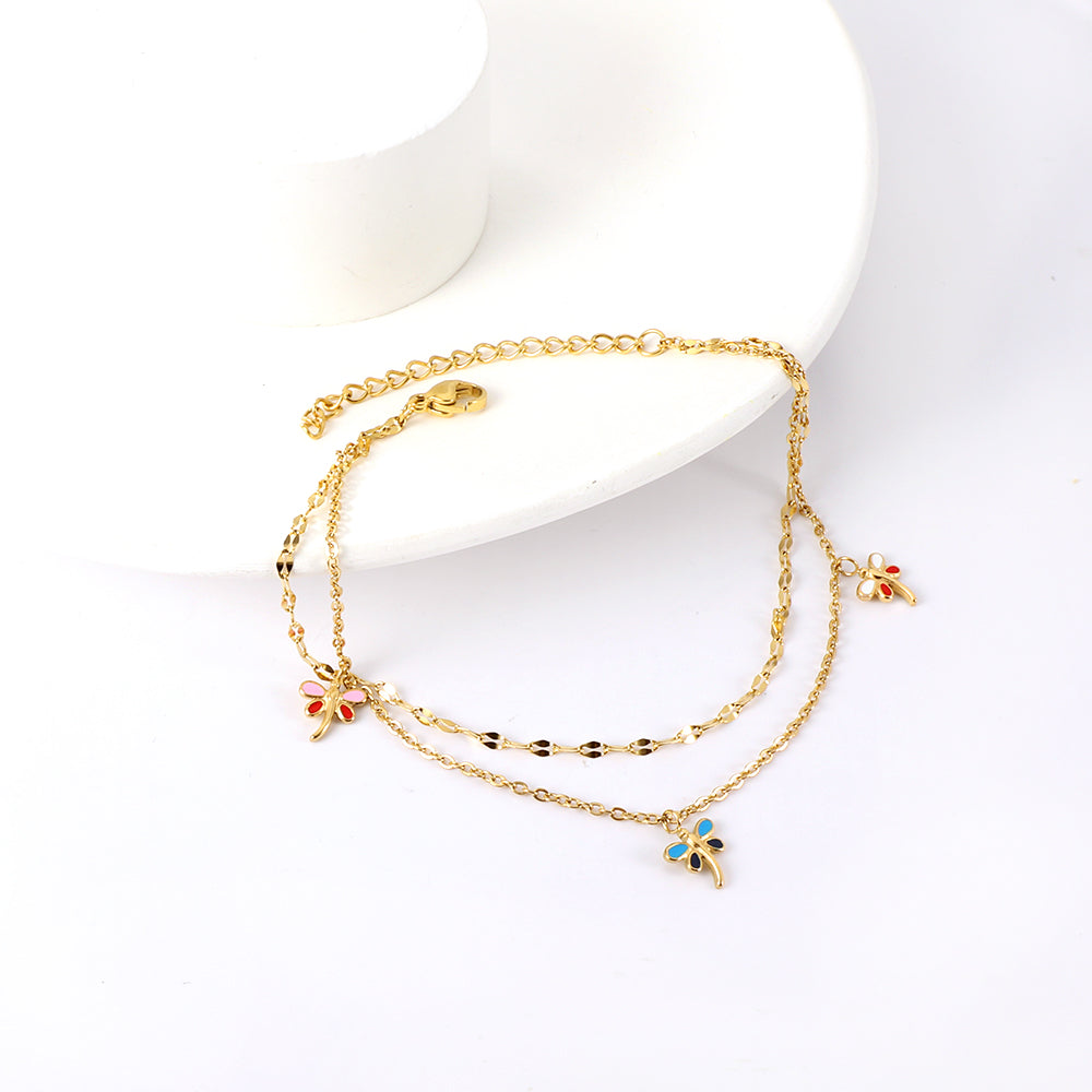 Dragonfly Anklet