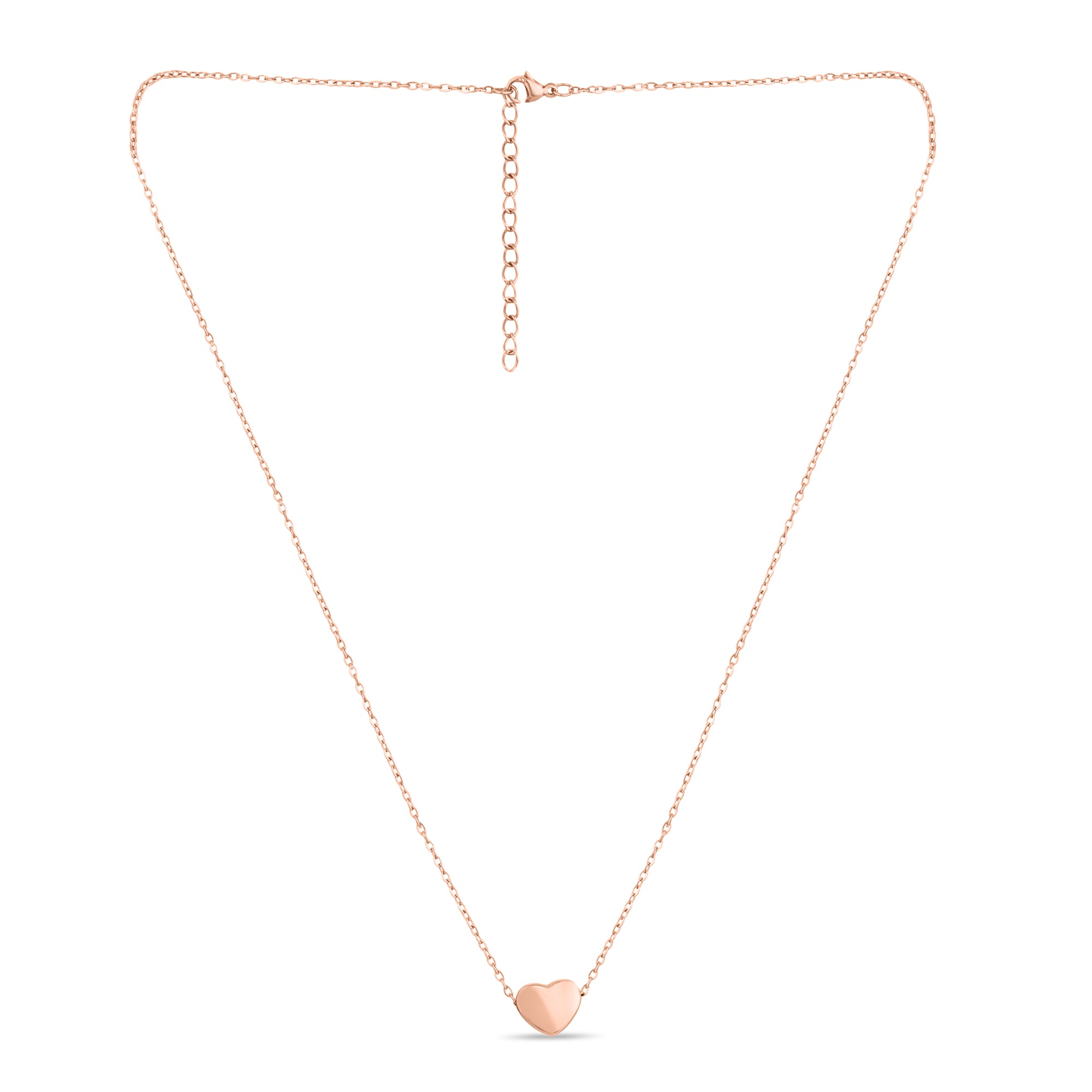 Rose Heart Pendant