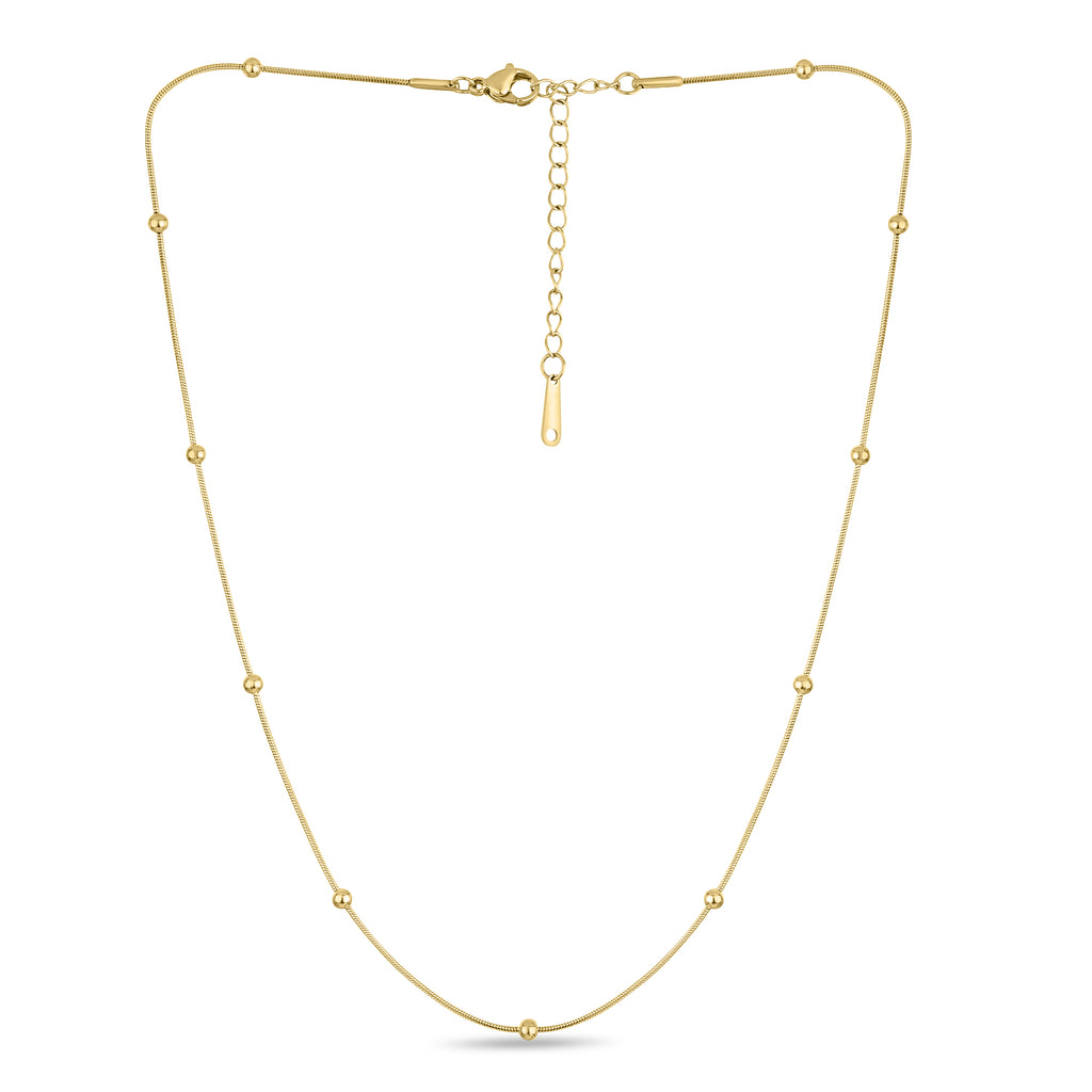 Golden Beads Necklace