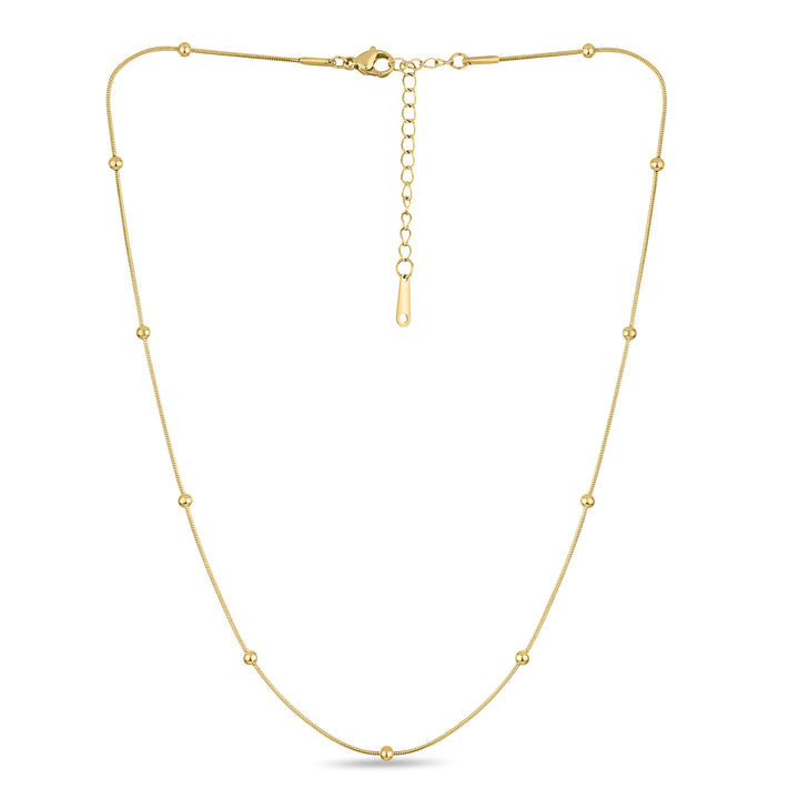 Golden Beads Necklace