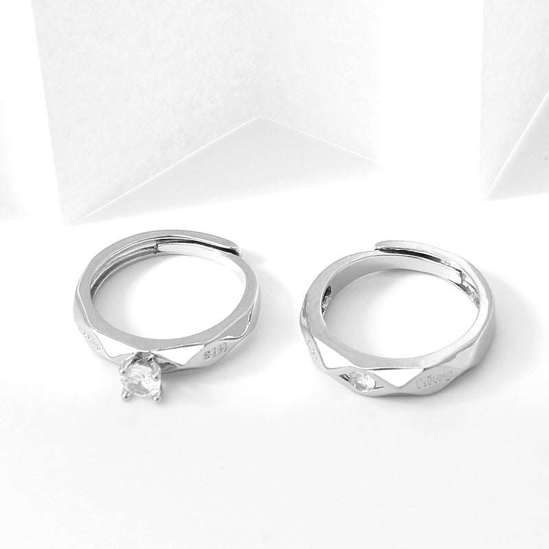 King & Queen Couple Rings