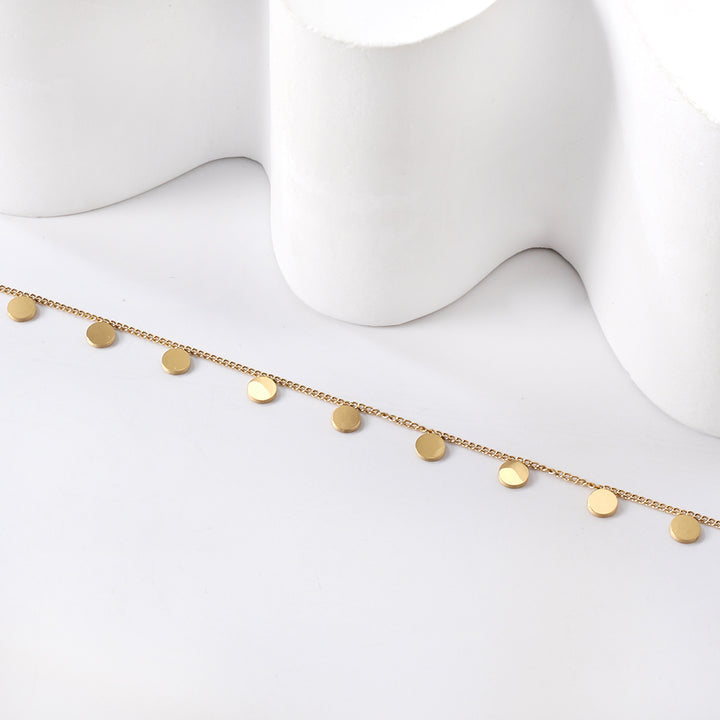 Golden Drops Anklet