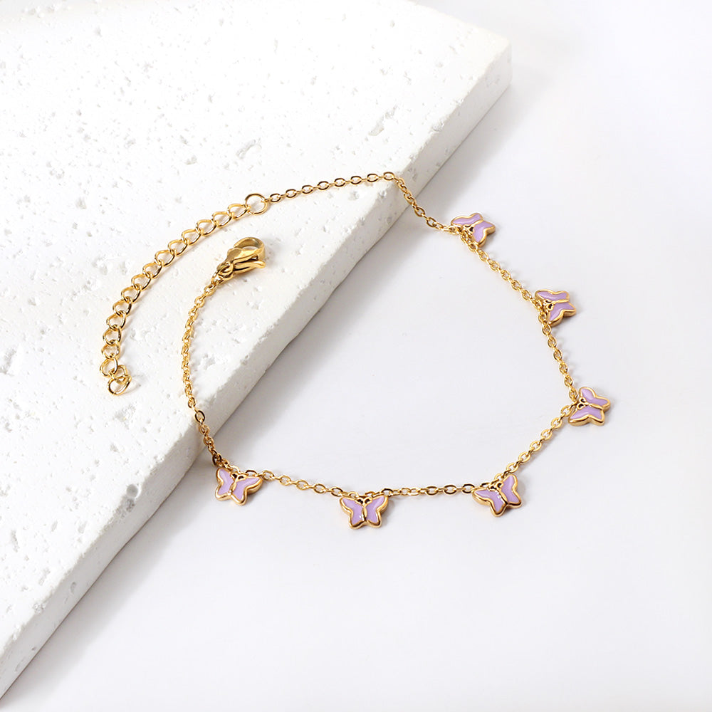 Lilac Dreams Anklet