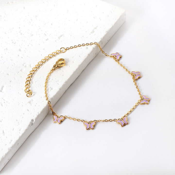 Lilac Dreams Anklet