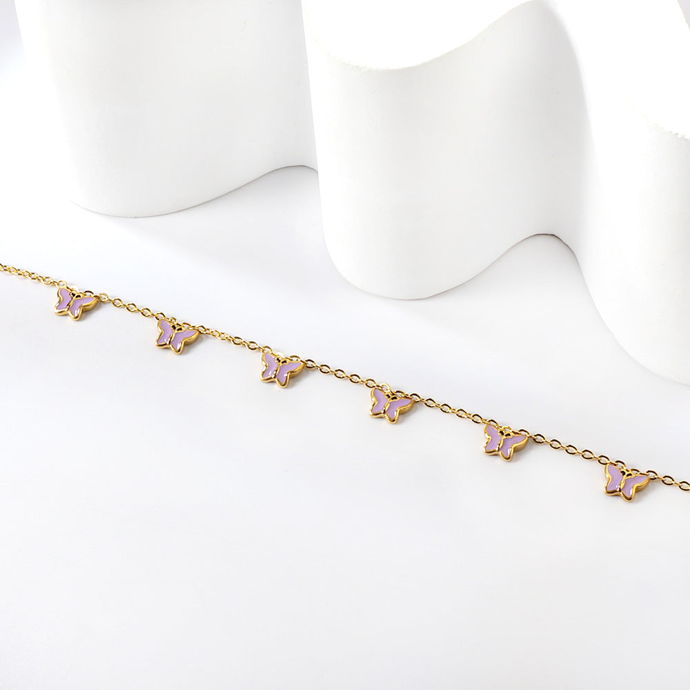 Lilac Dreams Anklet