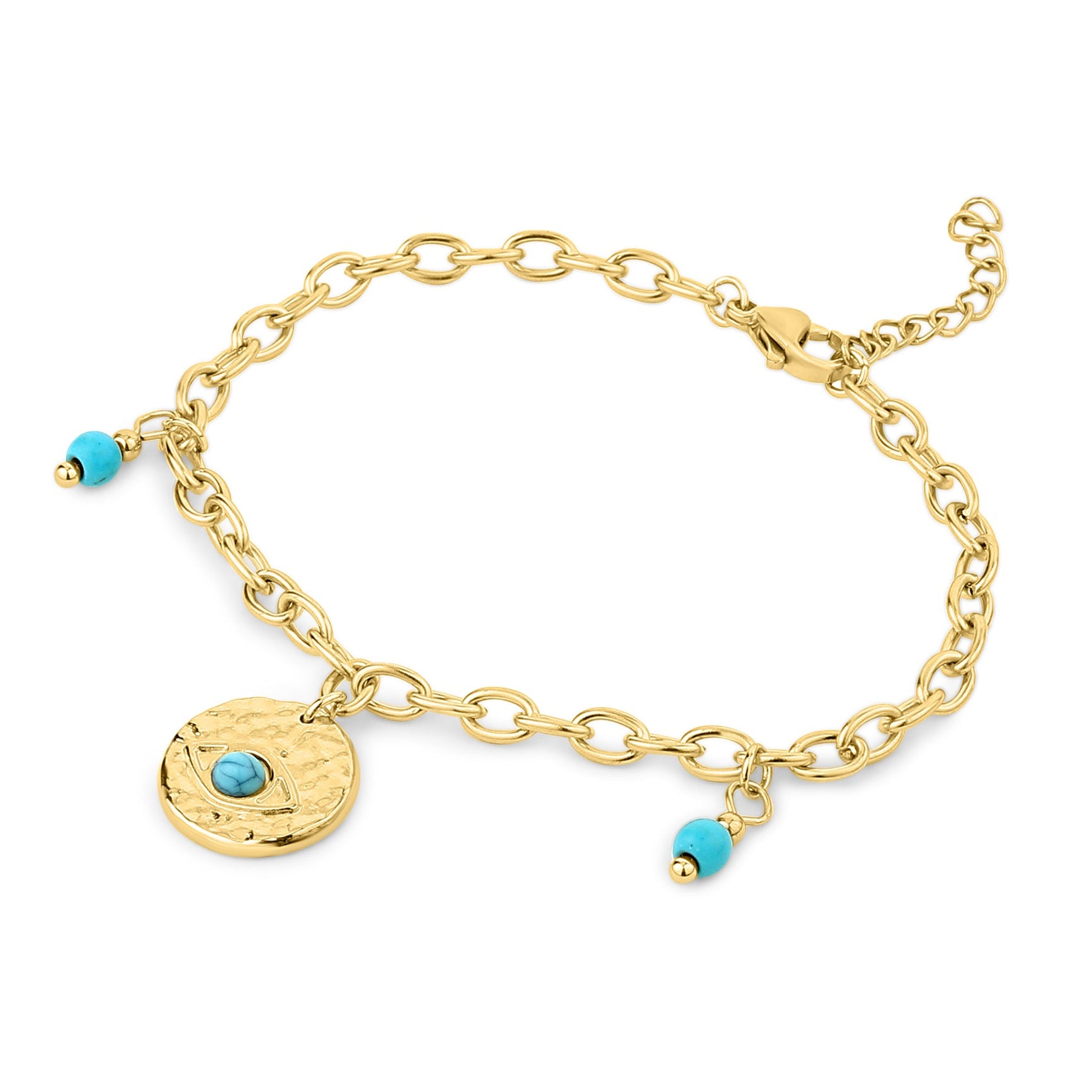 Evil Eye Chip Bracelet