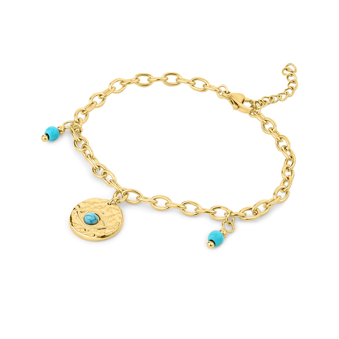 Evil Eye Chip Bracelet