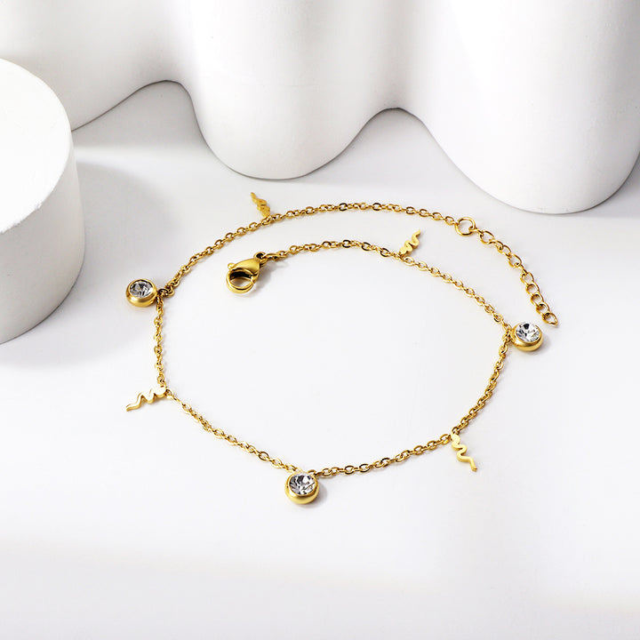 Starlit Snake Anklet