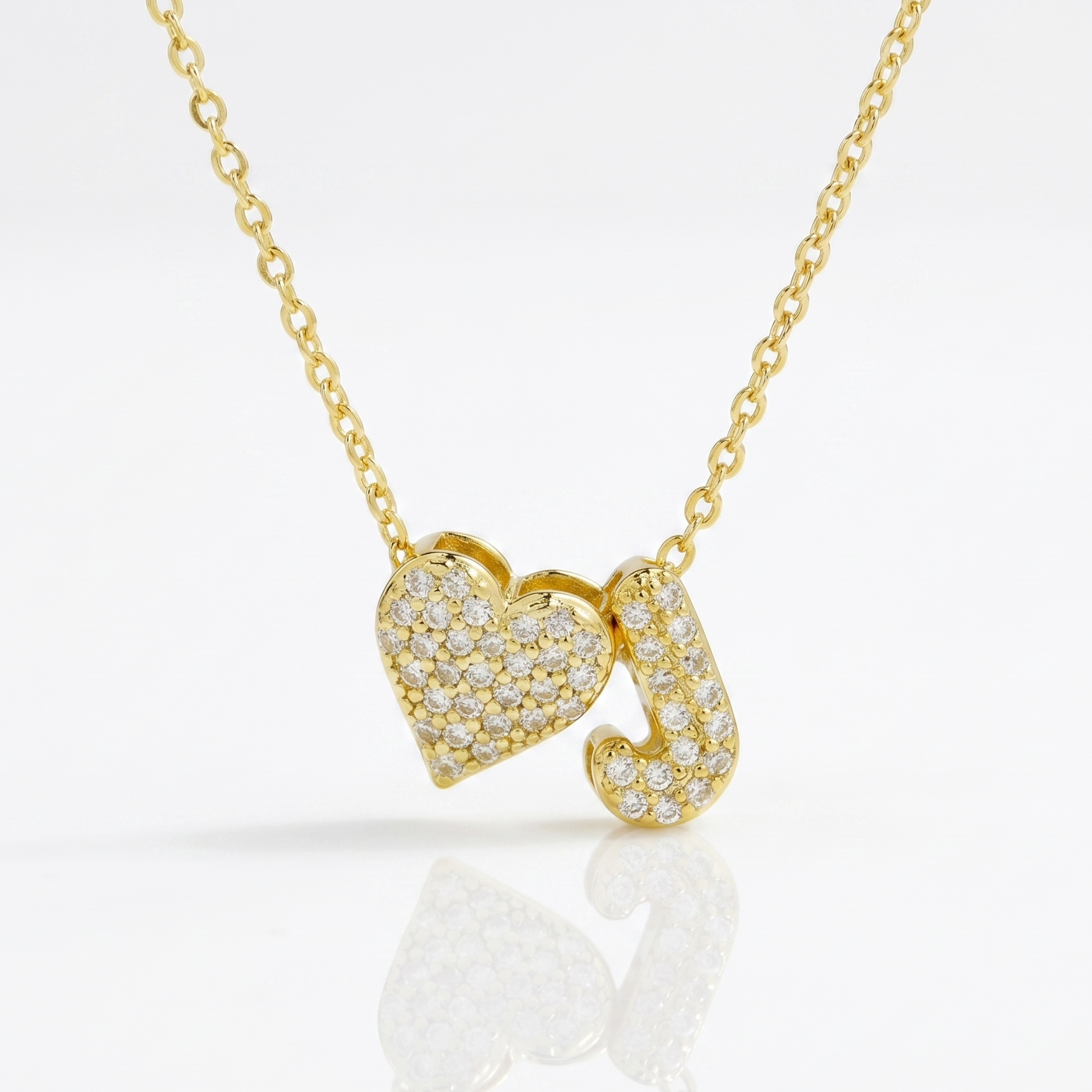 Personalized Amor Initials Pendant