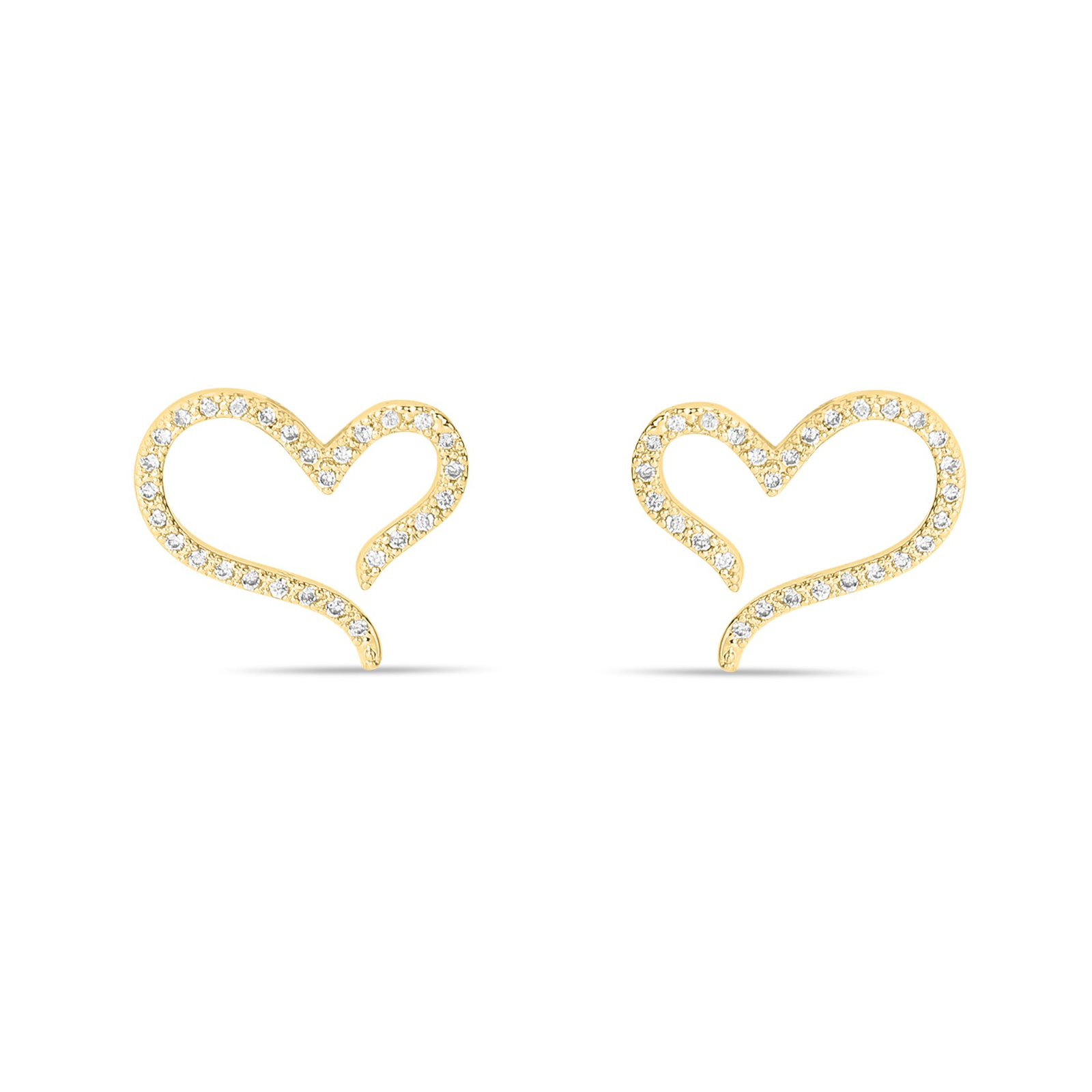 Embellished Heart Studs