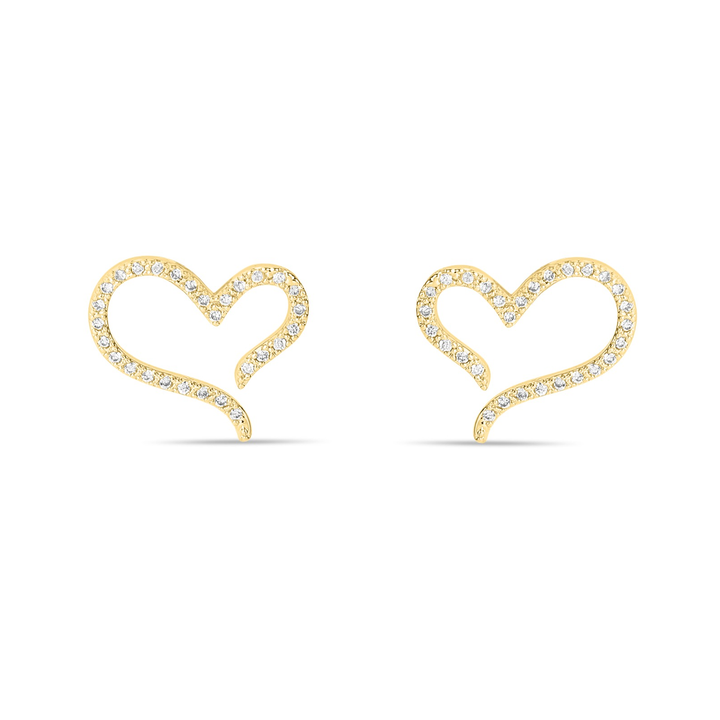 Embellished Heart Studs