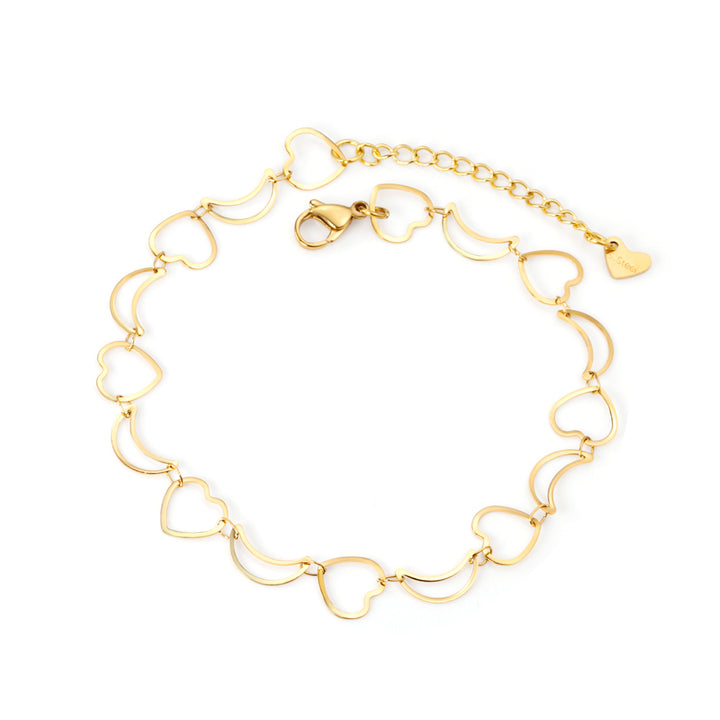 Heart Moon Chain Anklet