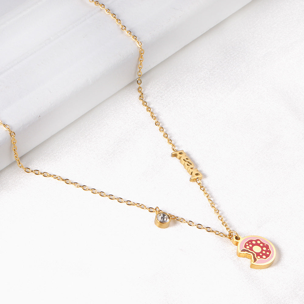 Donut Worry Necklace