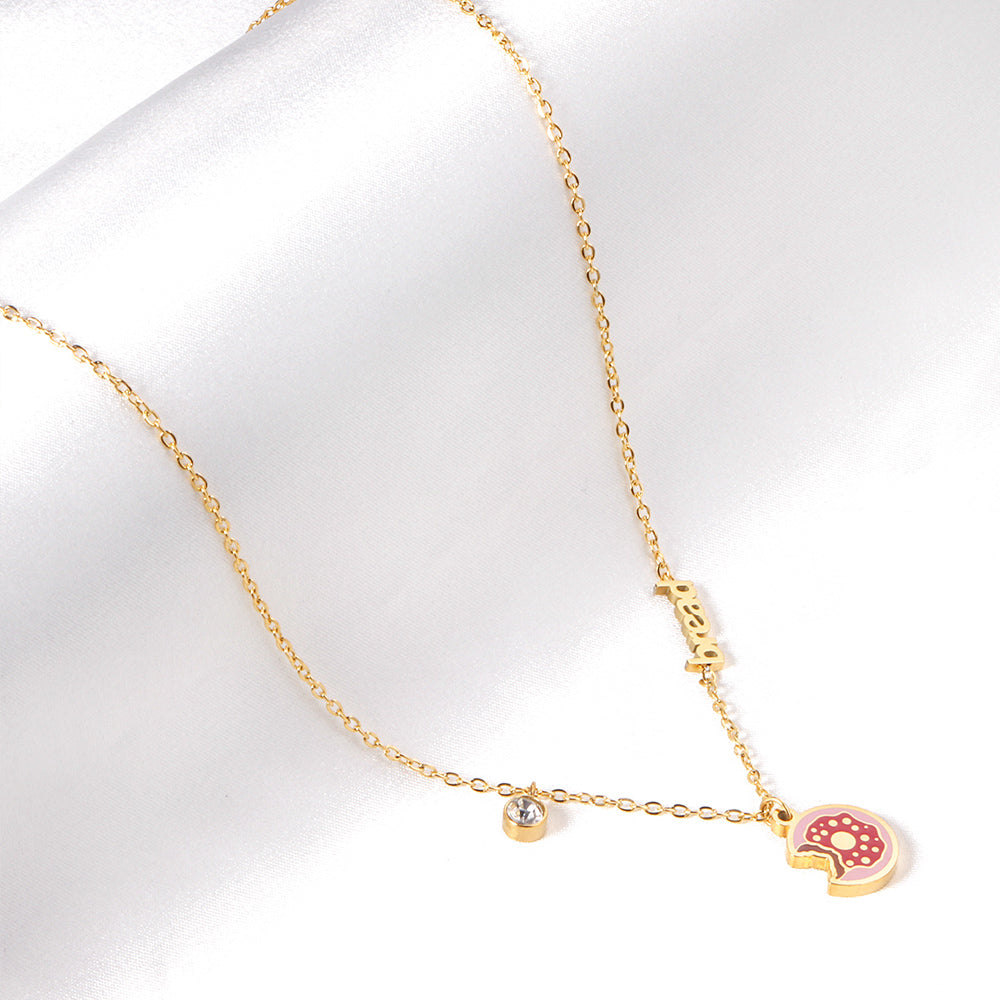 Donut Worry Necklace