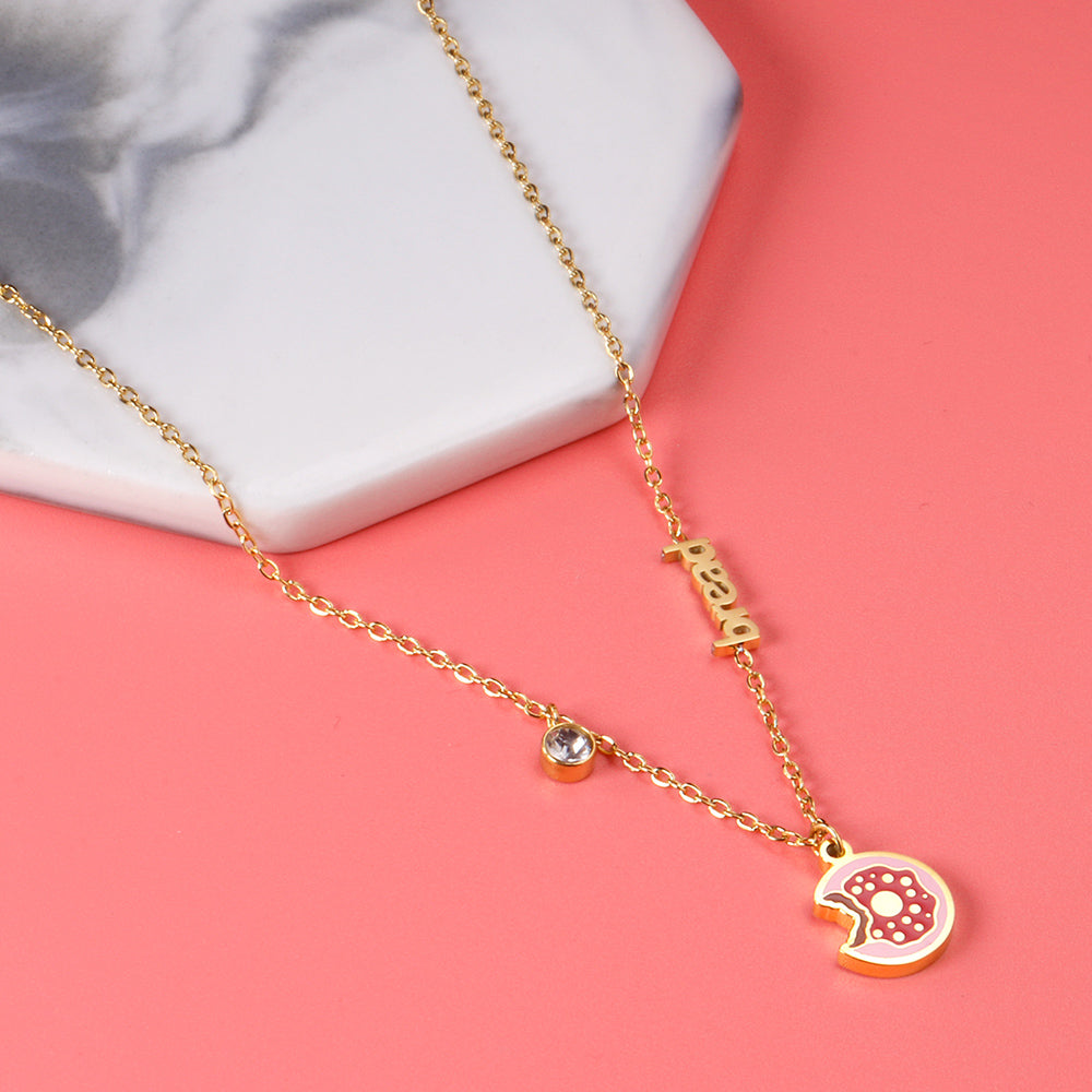 Donut Worry Necklace