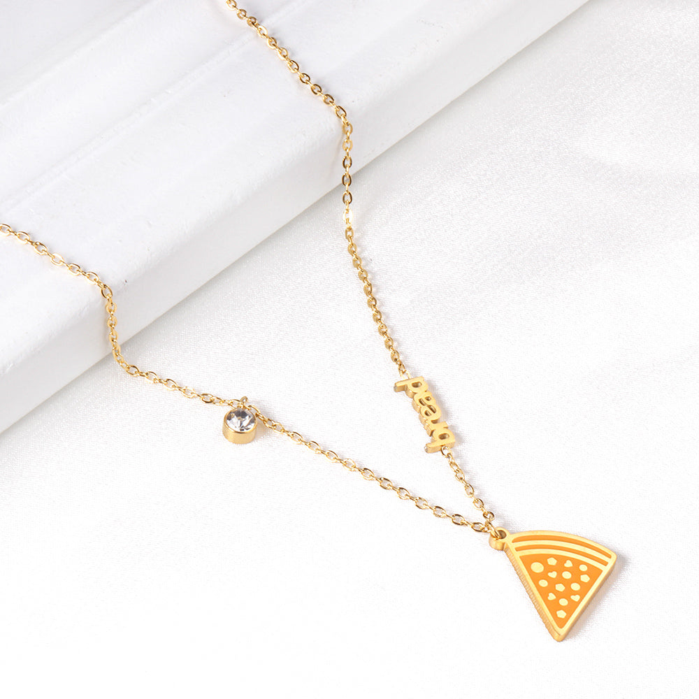 Pizza Drip Necklace