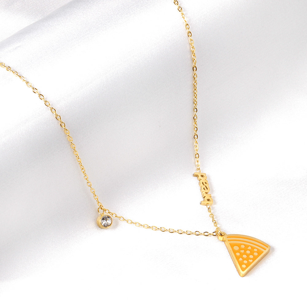 Pizza Drip Necklace