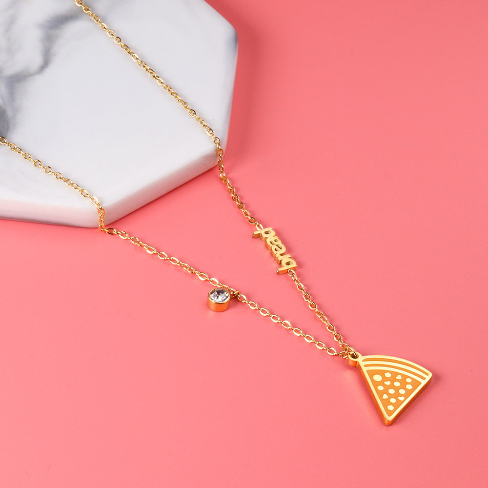 Pizza Drip Necklace