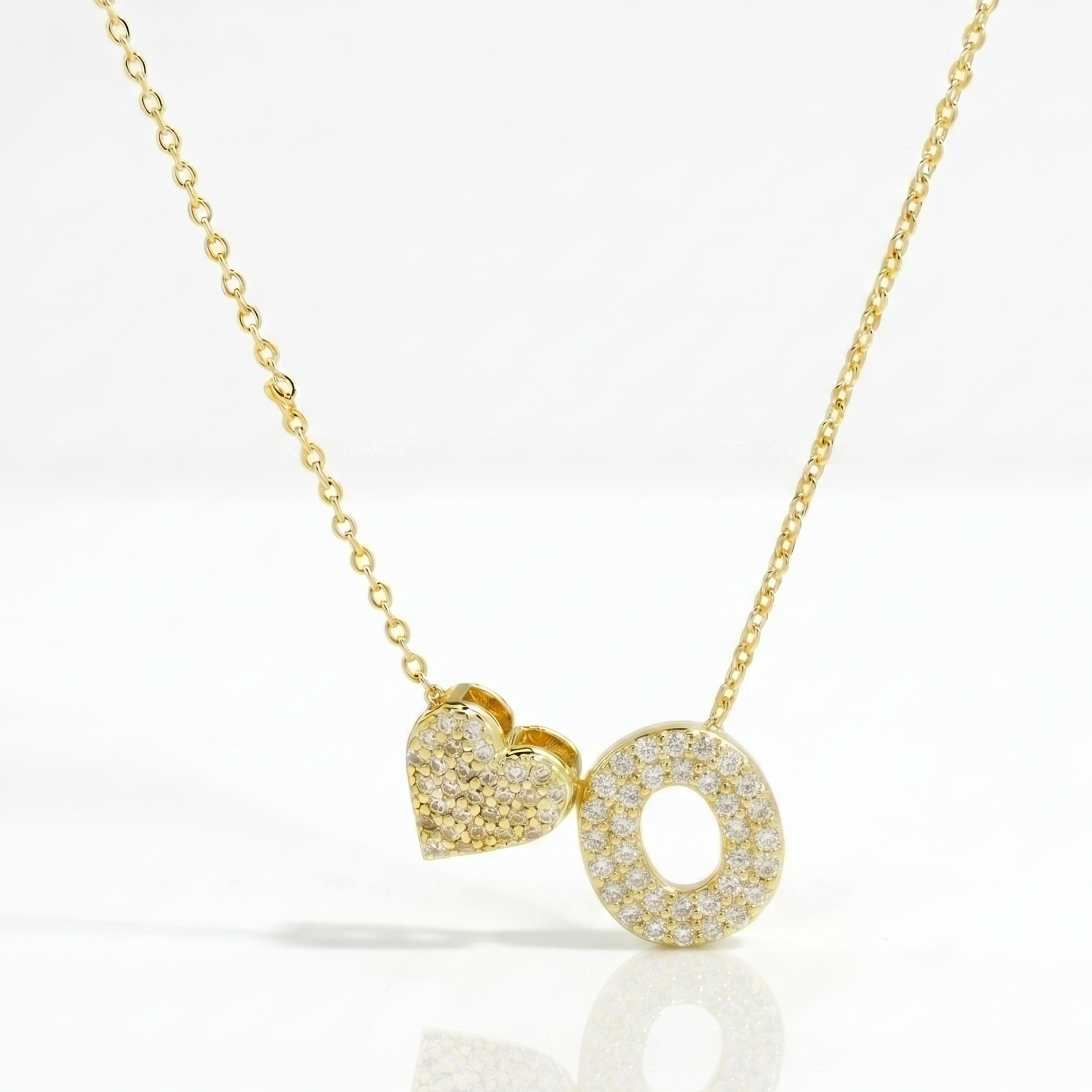 Personalized Amor Initials Pendant
