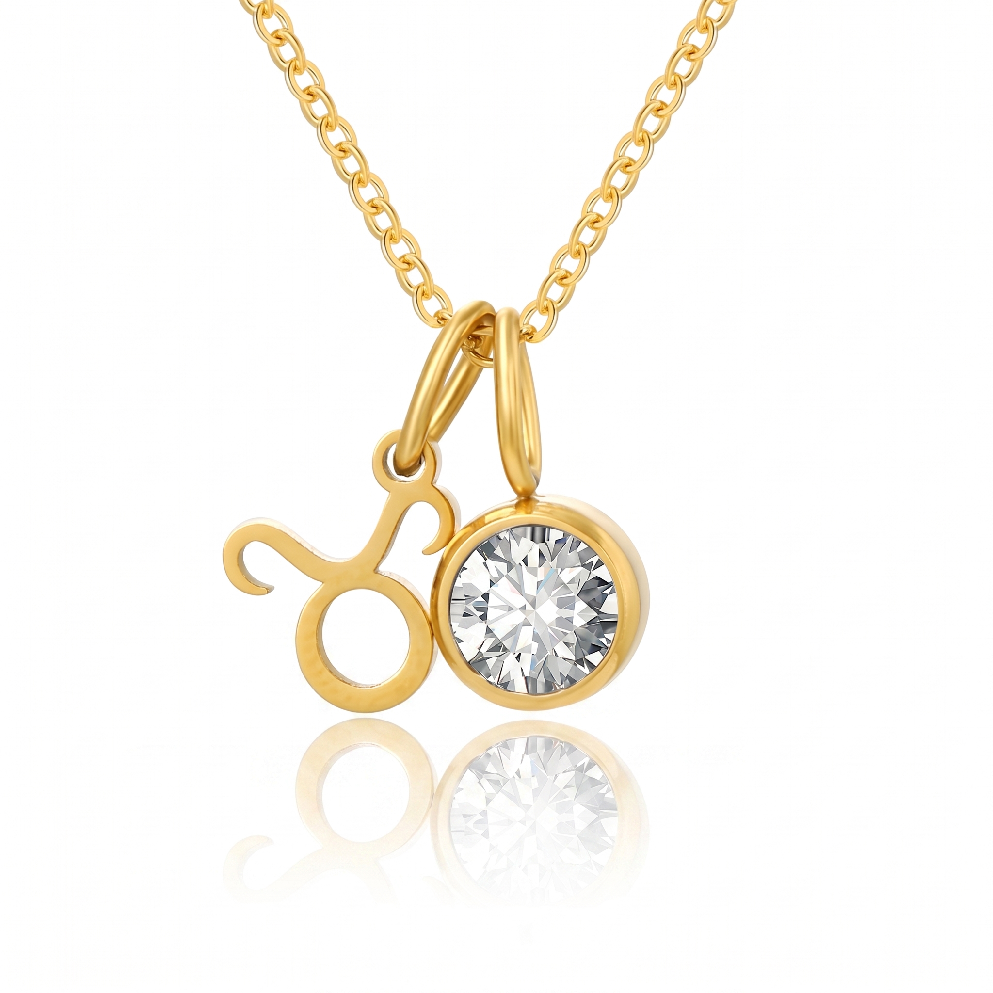 Birthstone Zodiac Pendant