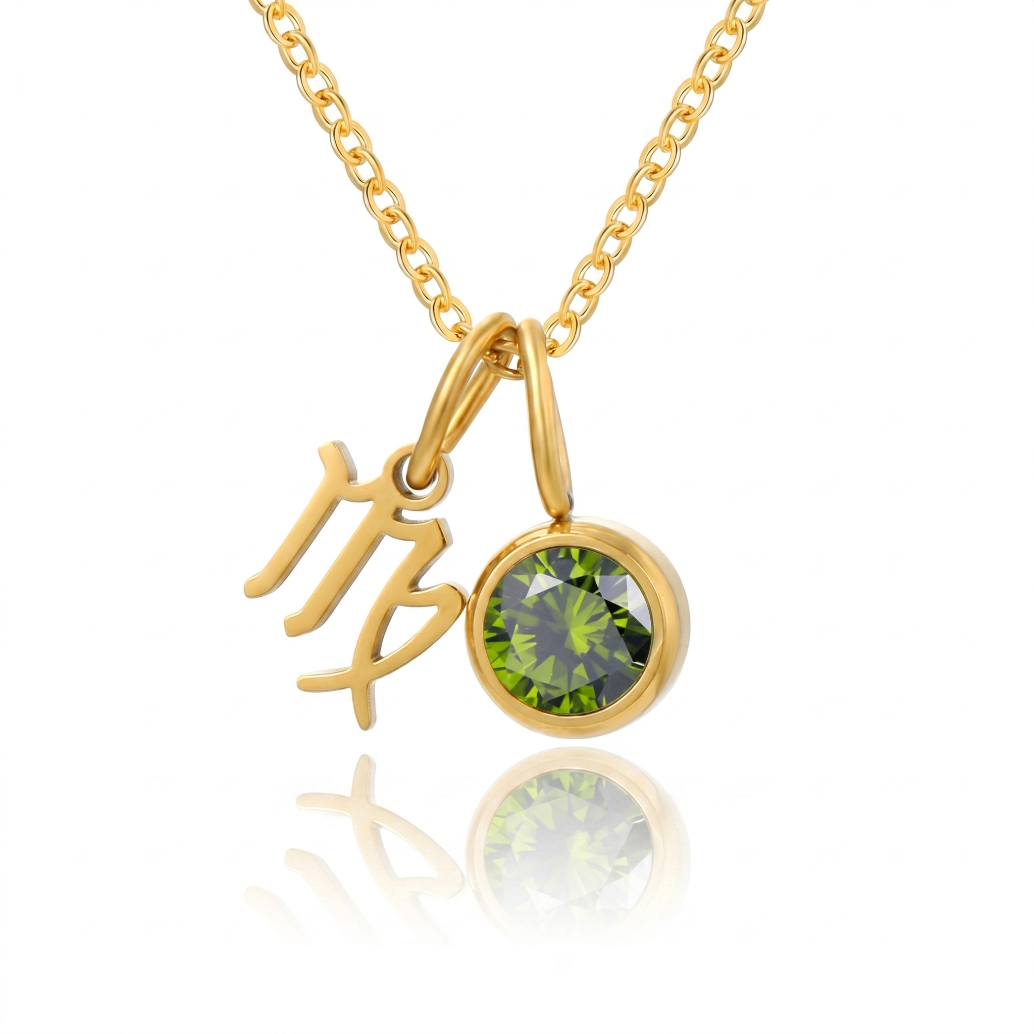 Birthstone Zodiac Pendant