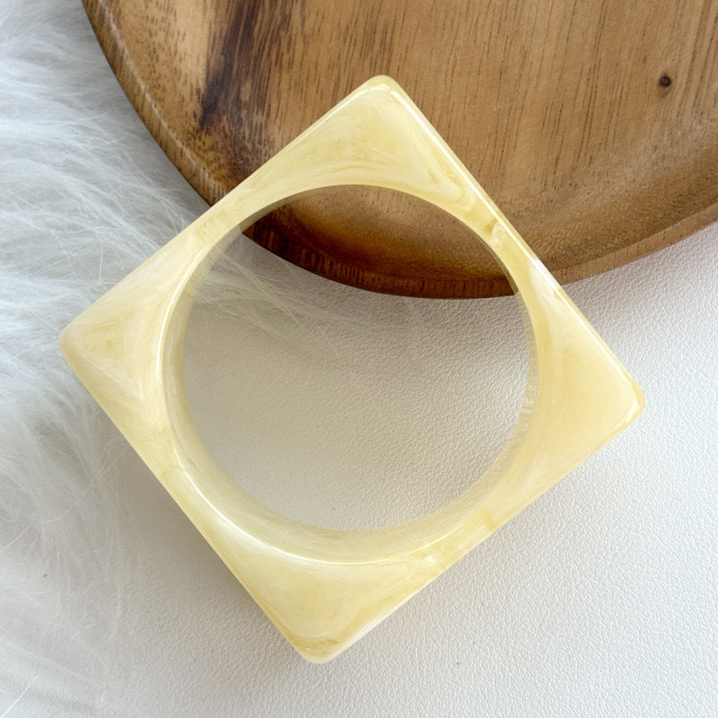 Resin Colorblock Bangle
