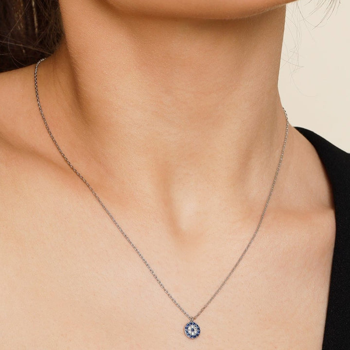 Bluestone Evil Eye Pendant