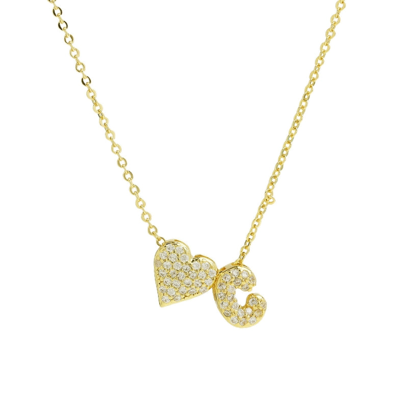 Personalized Amor Initials Pendant