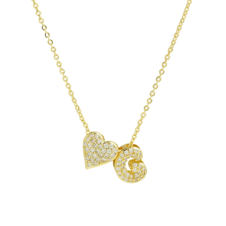 Personalized Amor Initials Pendant