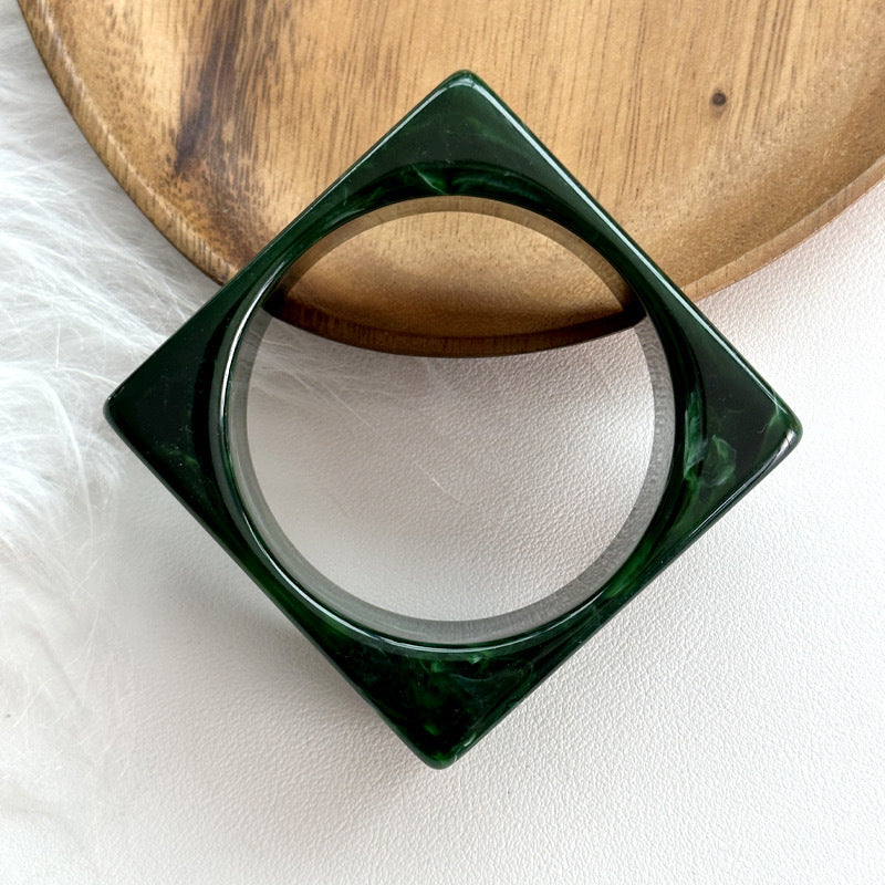 Resin Colorblock Bangle