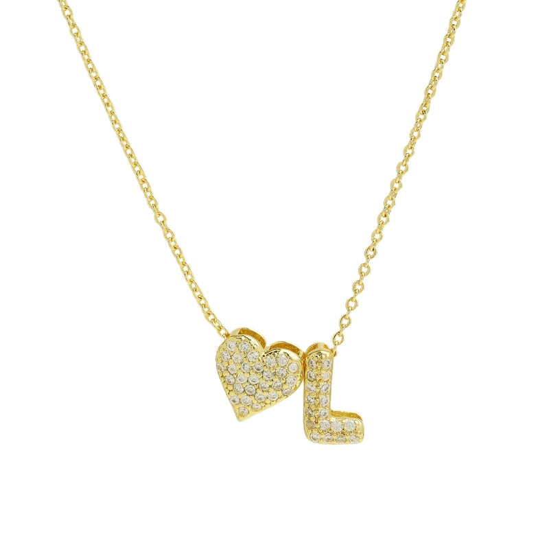 Personalized Amor Initials Pendant