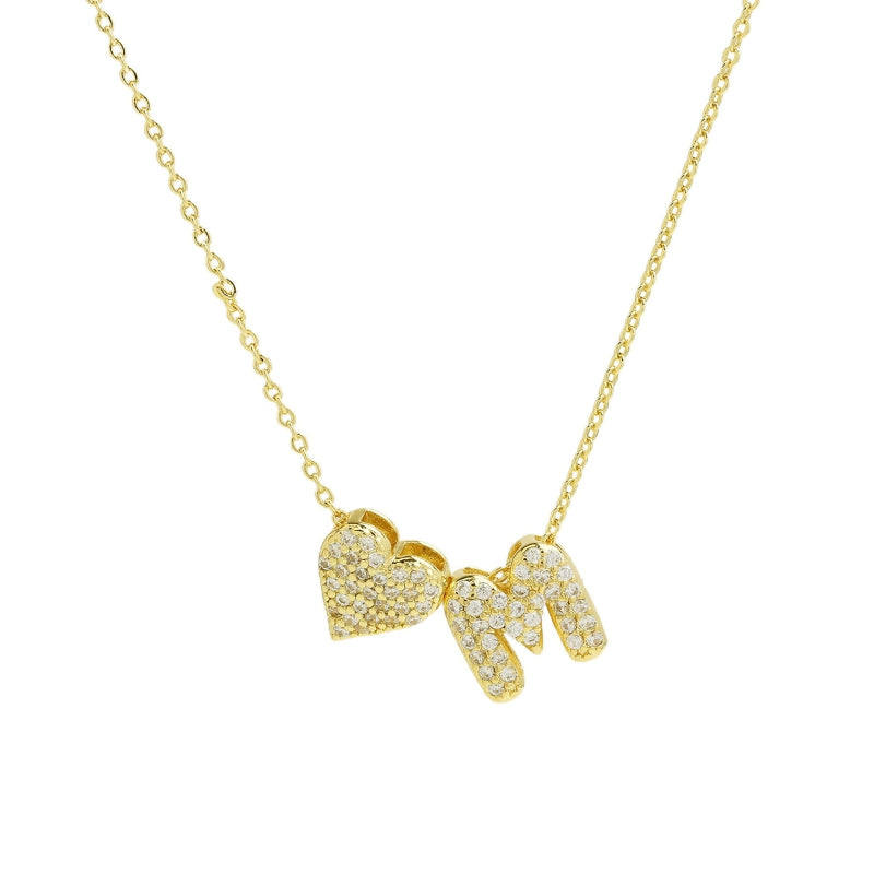 Personalized Amor Initials Pendant
