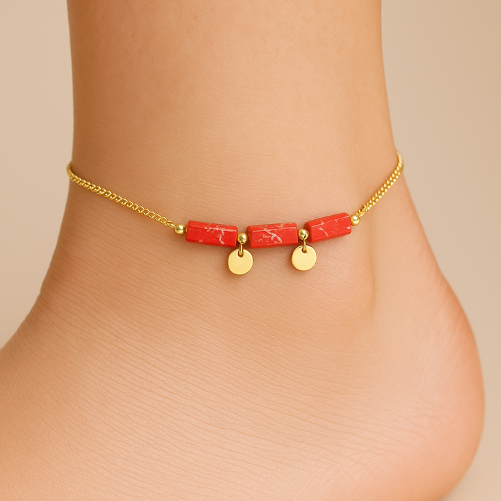Ruby Trail Anklet