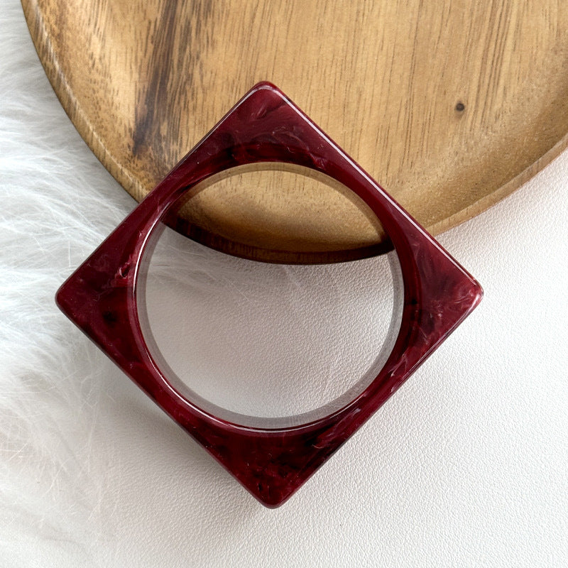 Resin Colorblock Bangle