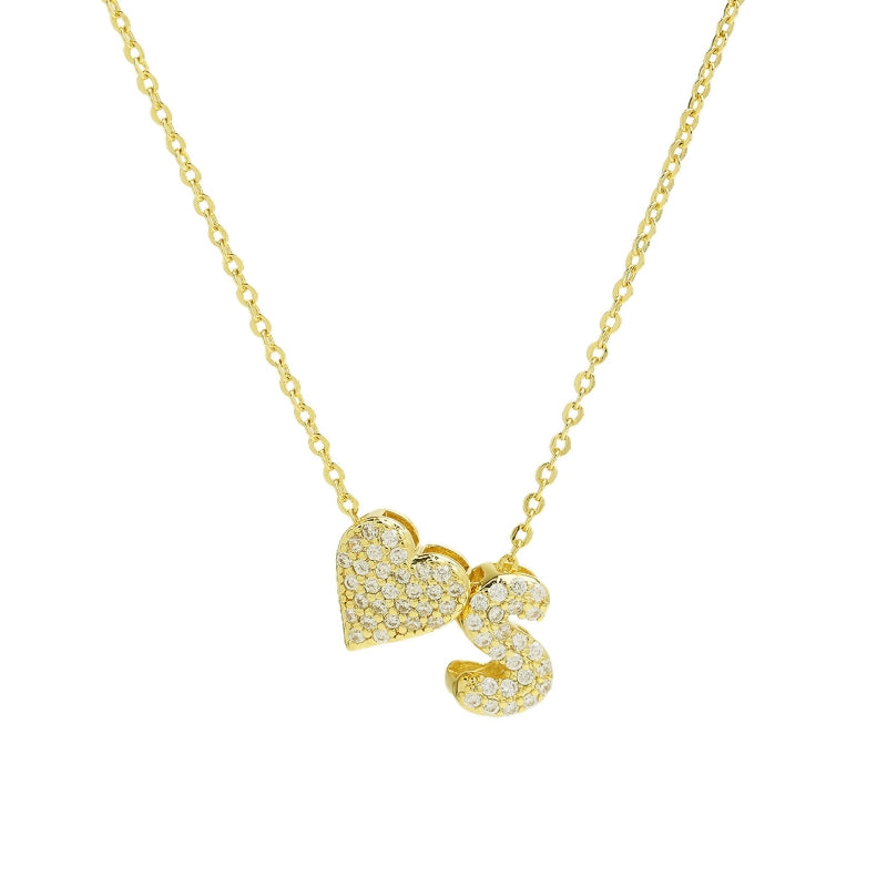 Personalized Amor Initials Pendant
