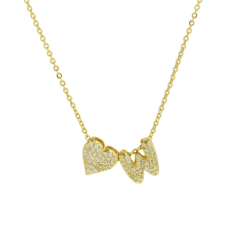 Personalized Amor Initials Pendant