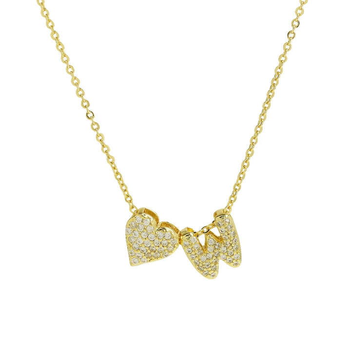 Personalized Amor Initials Pendant