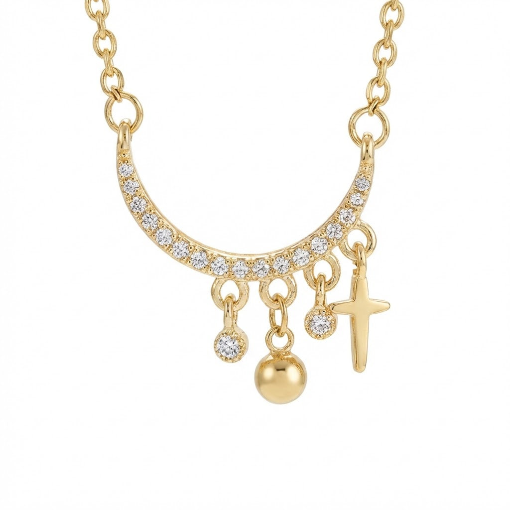 Crescent Charm Necklace