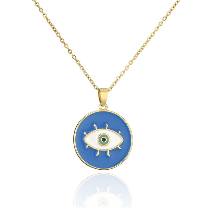 Evil Eye Coin Pendant freeshipping - FAB COUTURE