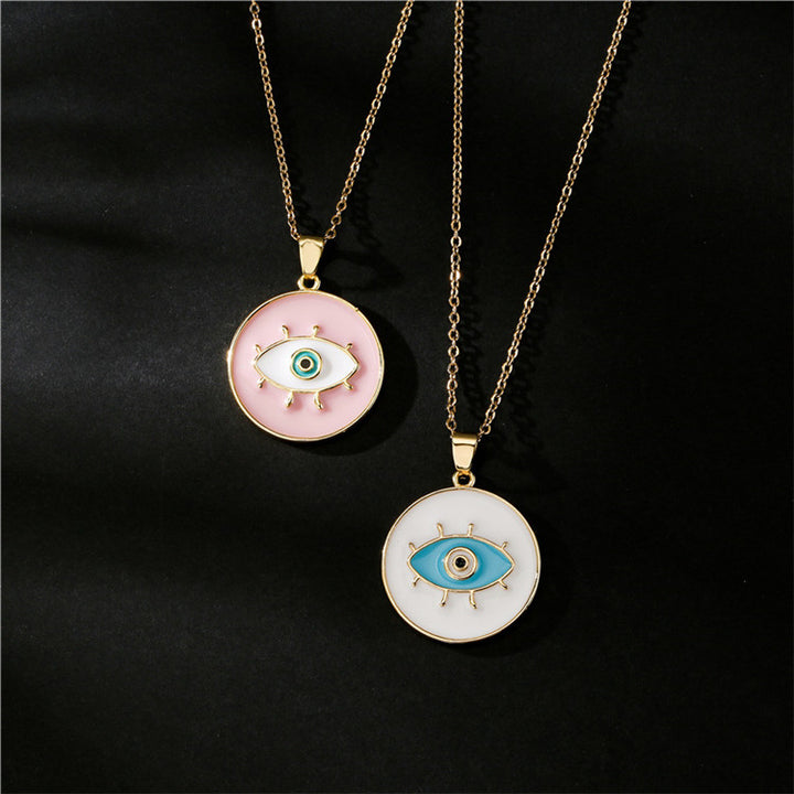 Evil Eye Coin Pendant freeshipping - FAB COUTURE