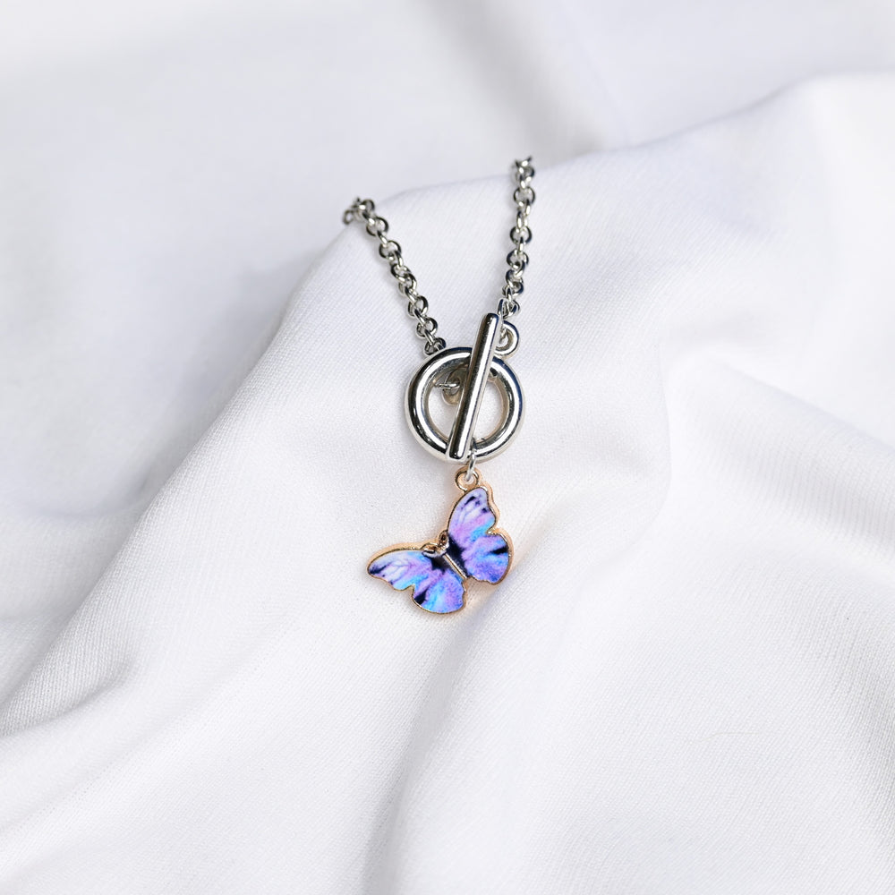 Lilac Butterfly Bracelet - Fab Couture
