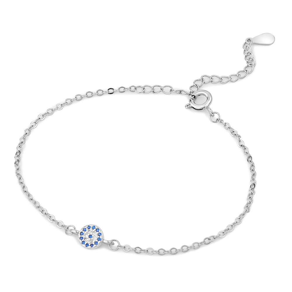 Bluestone Evil Eye Bracelet - Fab Couture