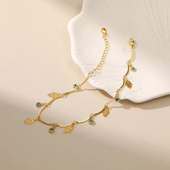 Evil Eye Charm Anklet - Fab Couture
