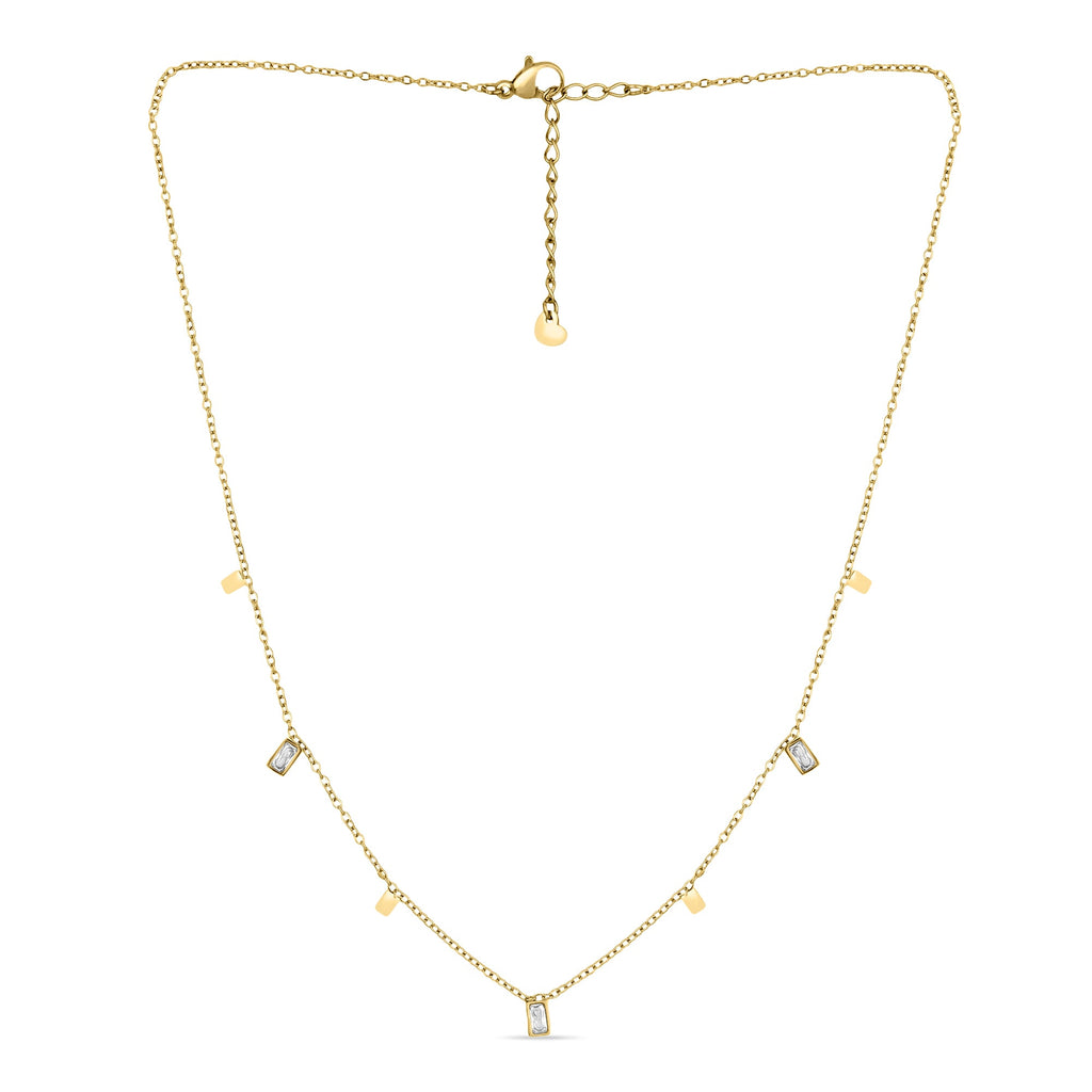 Geometric Edge Necklace - Fab Couture