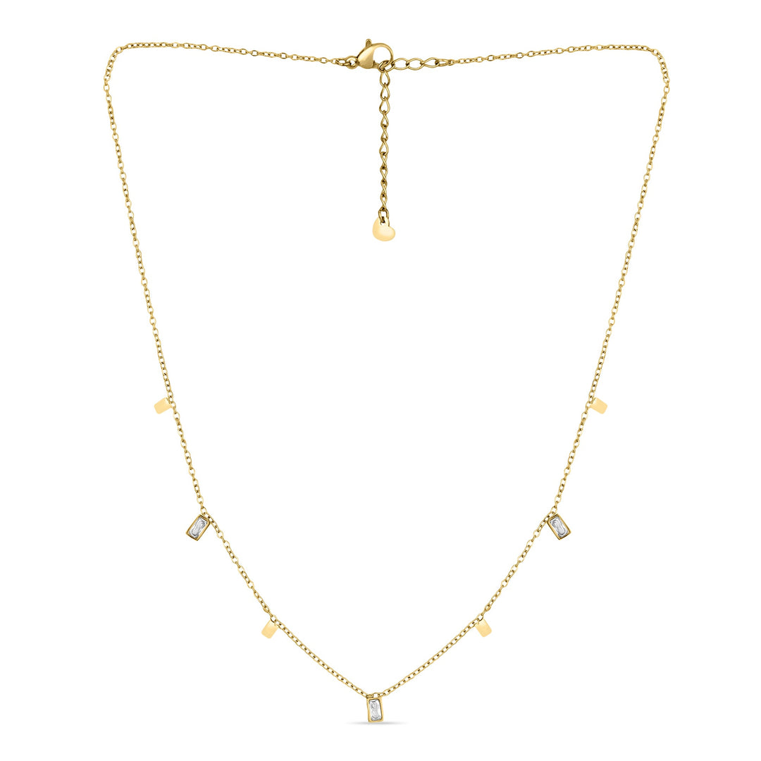 Geometric Edge Necklace - Fab Couture