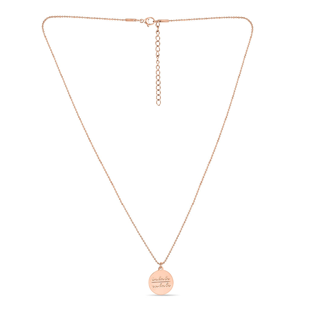 Inhale Exhale Pendant - Fab Couture