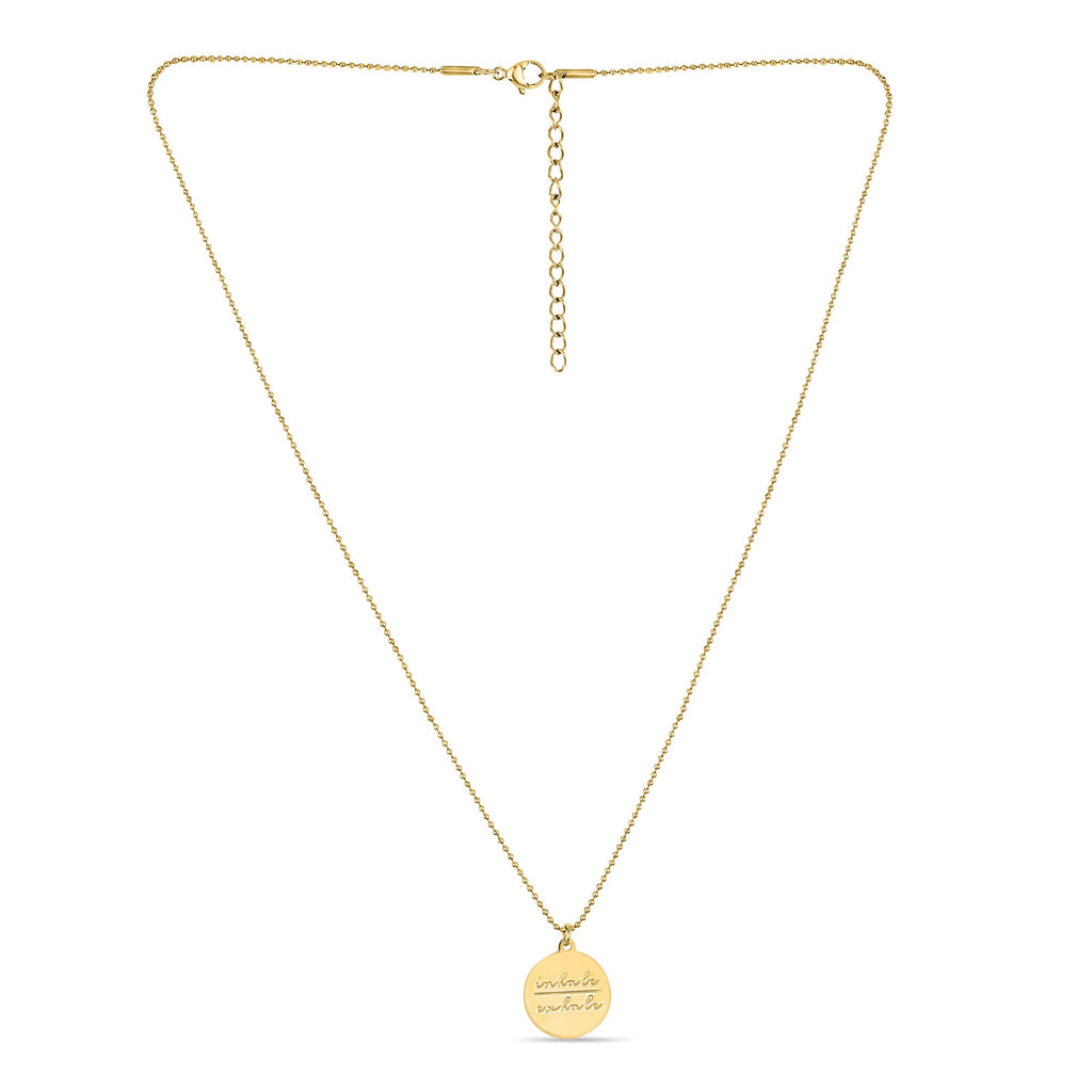 Inhale Exhale Pendant - Fab Couture