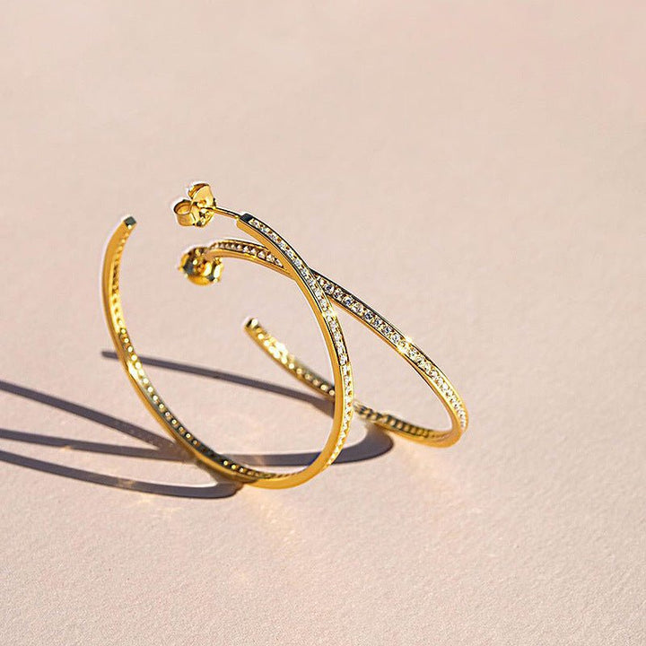 Luxe Statement Hoops - Fab Couture