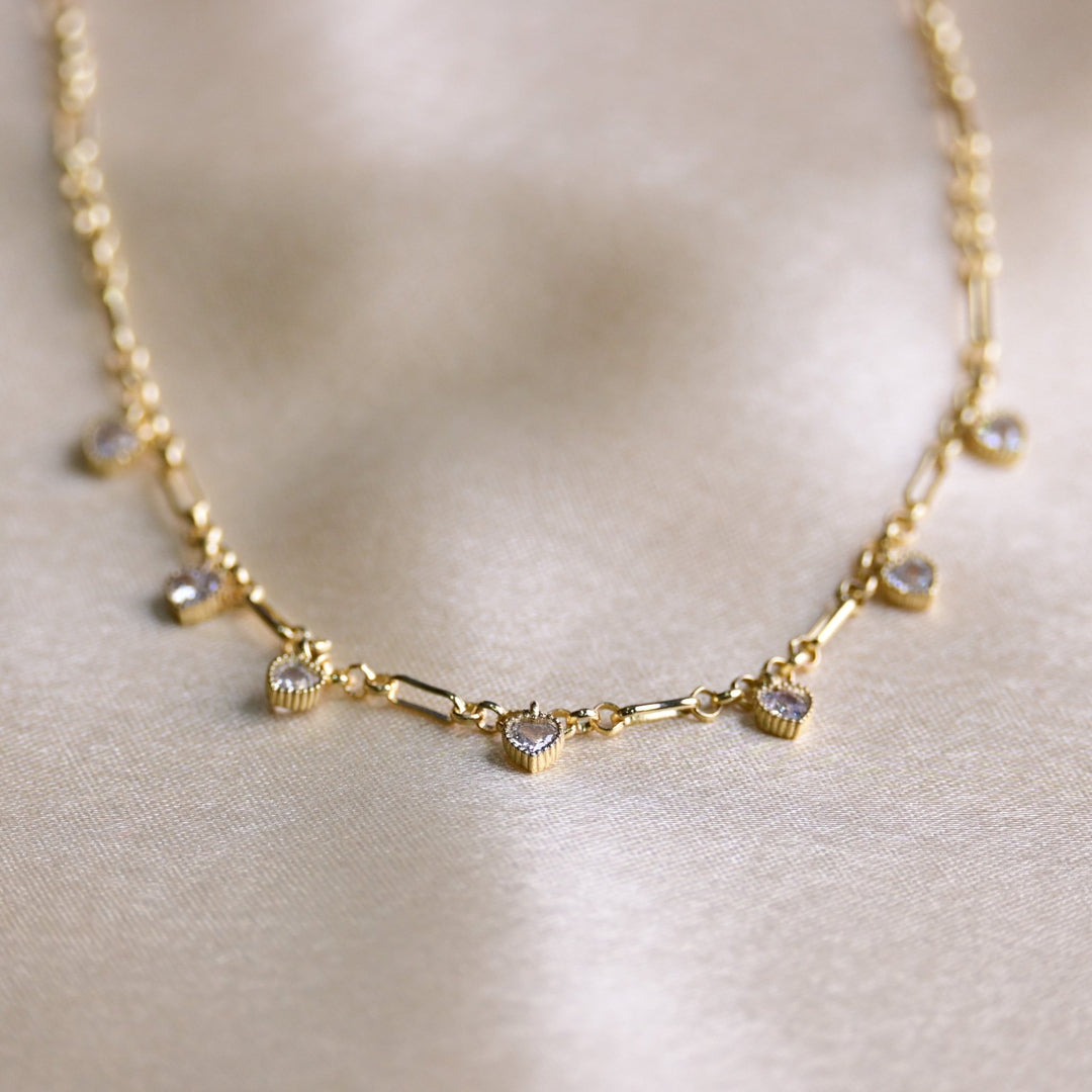 Miniature Heart Necklace - Fab Couture