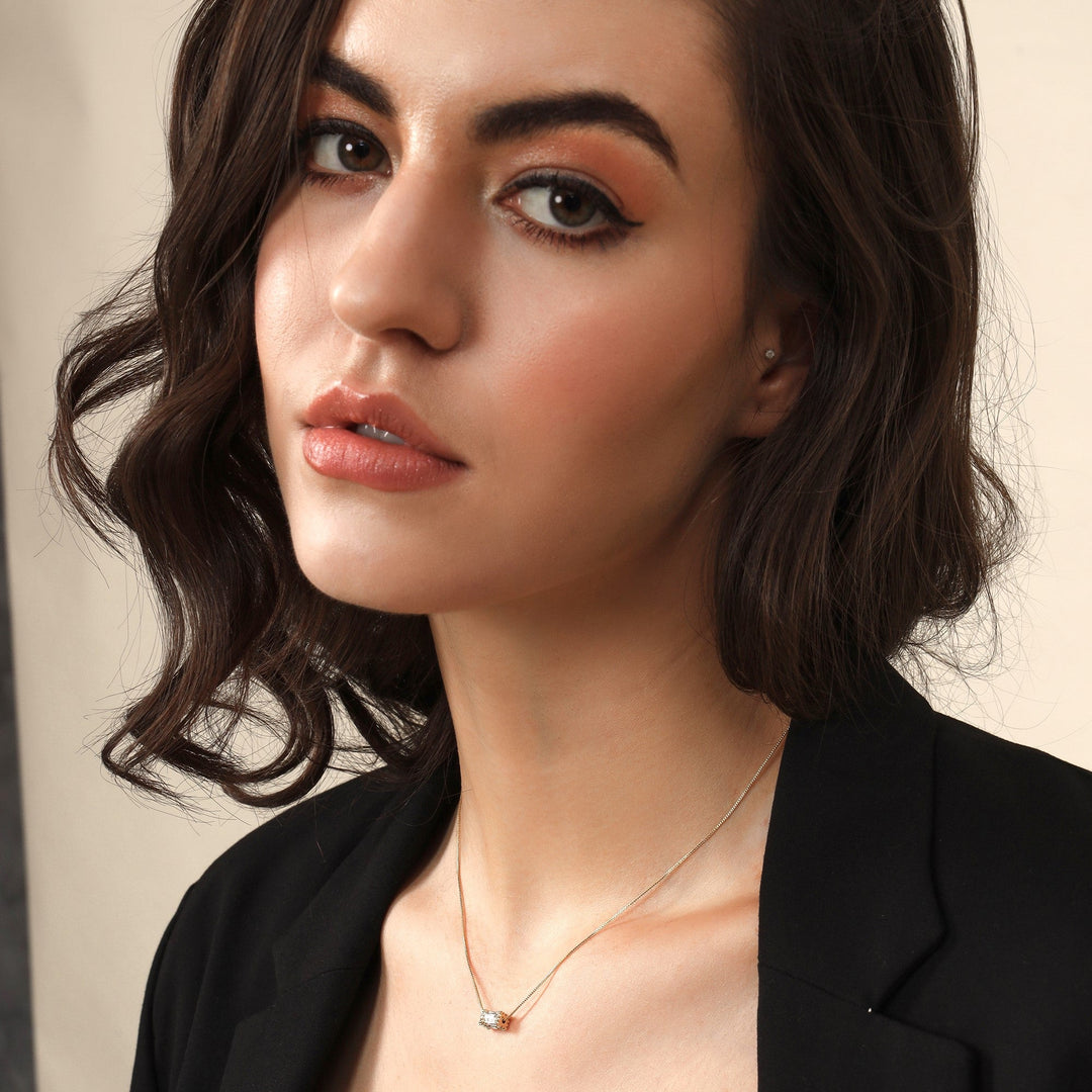 Minimal Crystal Necklace - Fab Couture